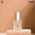 15ml Frosted Glass Nail Polish Bottle with Brush – DIY Nail Art
