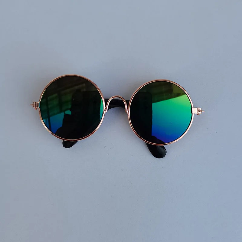 Vintage Round Pet Glasses for Dogs & Cats | Photo Props