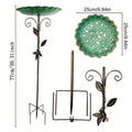 Upright Bird Bathing Tub Rust-proof Sturdy Durable Vintage Metal