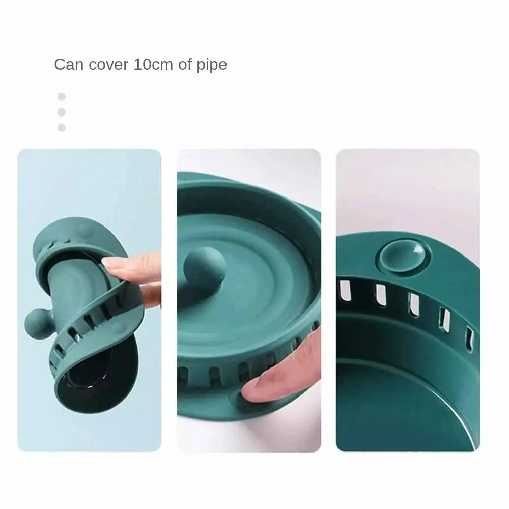Durable Silicone Floor Drain Cover Anti-odor Strainer Sewer
