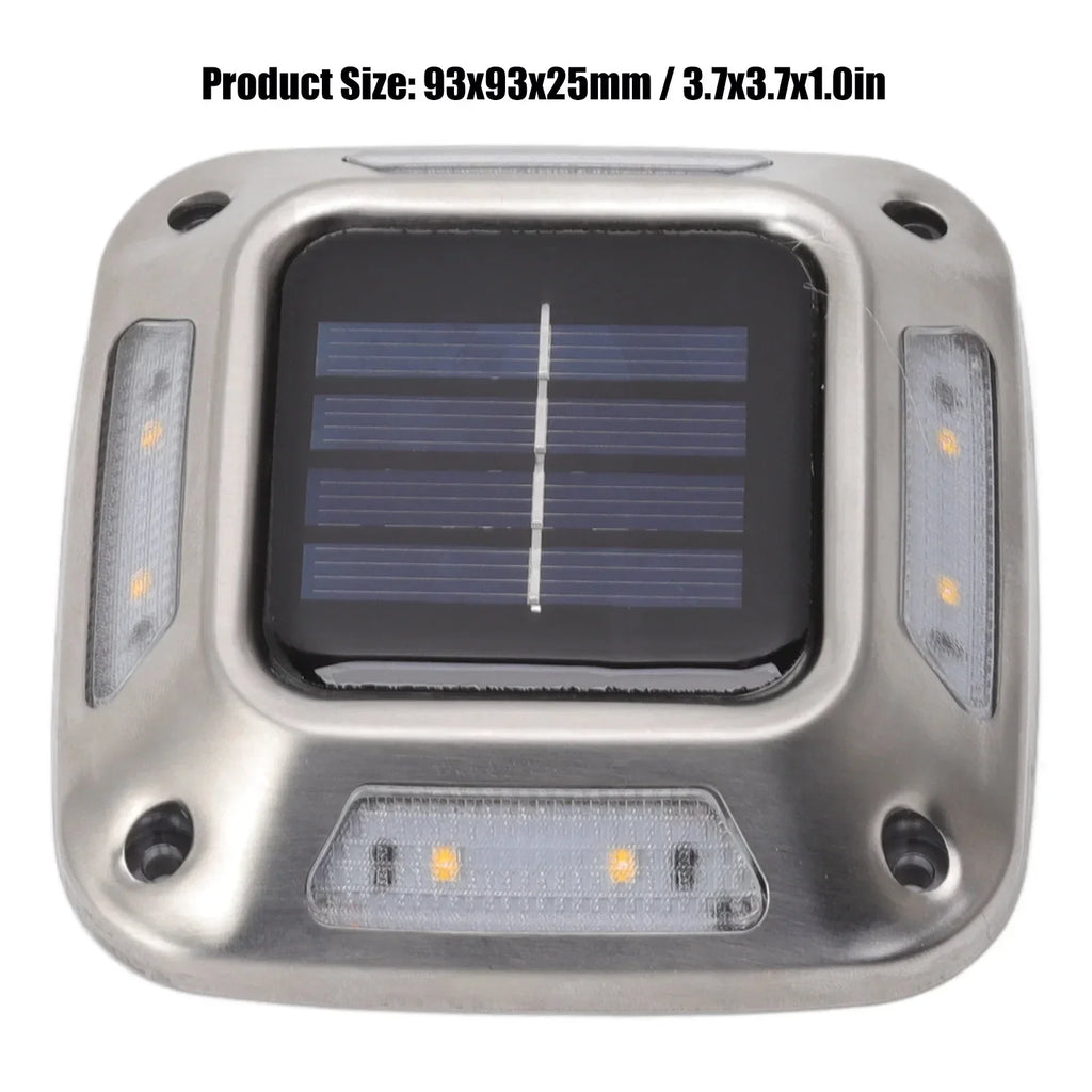 Solar Deck Lights 4PCS – 8 LED Waterproof Path & Driveway Light