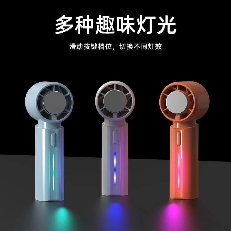 Mini Semiconductor Turbo Handheld & Neck Fan – USB Portable