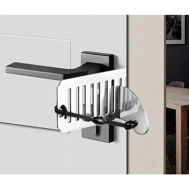 Portable Door Security Jammer | Travel Anti-Theft Door Stopper