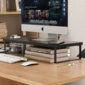 Monitor Stand Riser with Storage Rack | Home Office Organizer