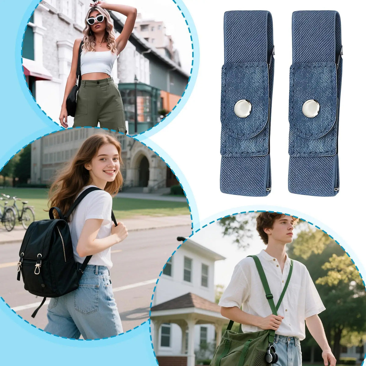 No Buckle Belt – Elastic Adjustable Strap for Men & Women