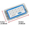 100 Pcs Fast-Blow Glass Fuse Kit 5x20mm 250V – 10 Values