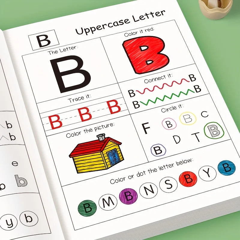 Children's Writing Practice Book Containing 26 English Letters A-z