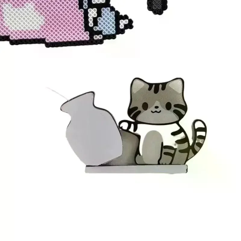 Cat Pushing Vase Refrigerator Magnets Home Decor Fridge Magnet
