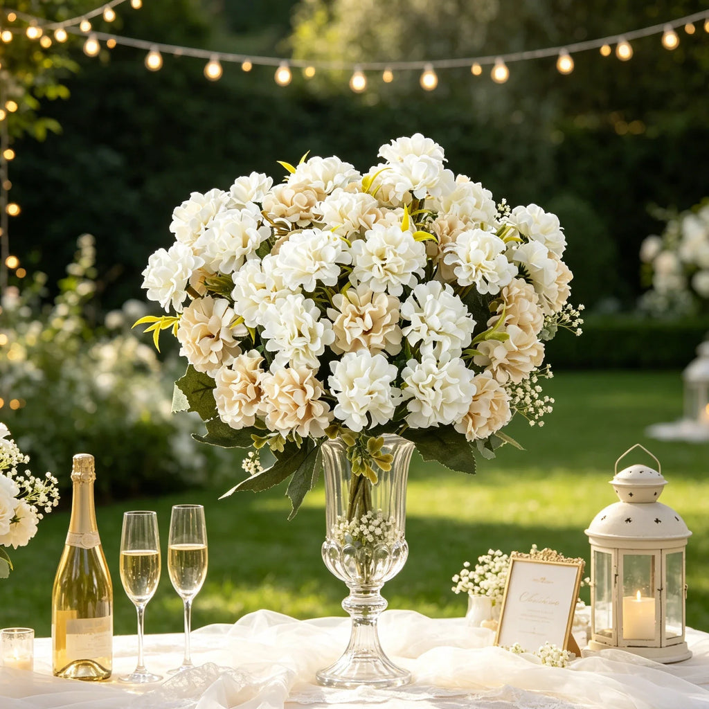 Artificial Silk Hydrangea Flowers – Wedding & Home Décor