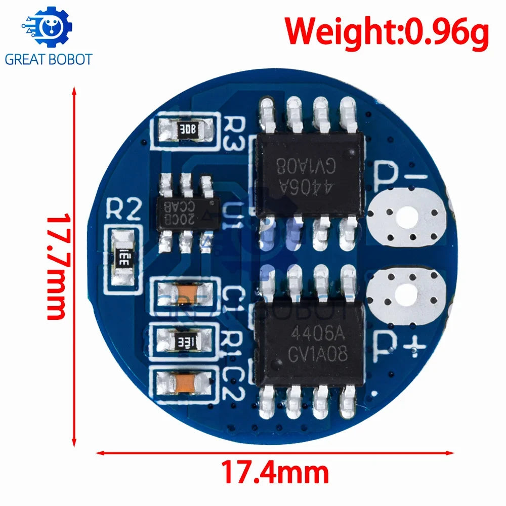 2S 5A BMS Protection Board for 7.4V 8.4V 18650 Li-ion Battery