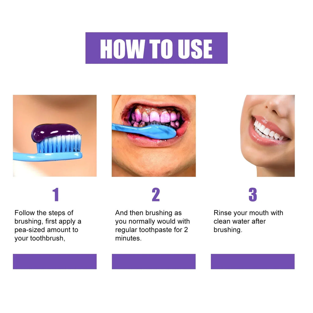 Teeth Whitening Color-Correcting Toothpaste | Stain Remover