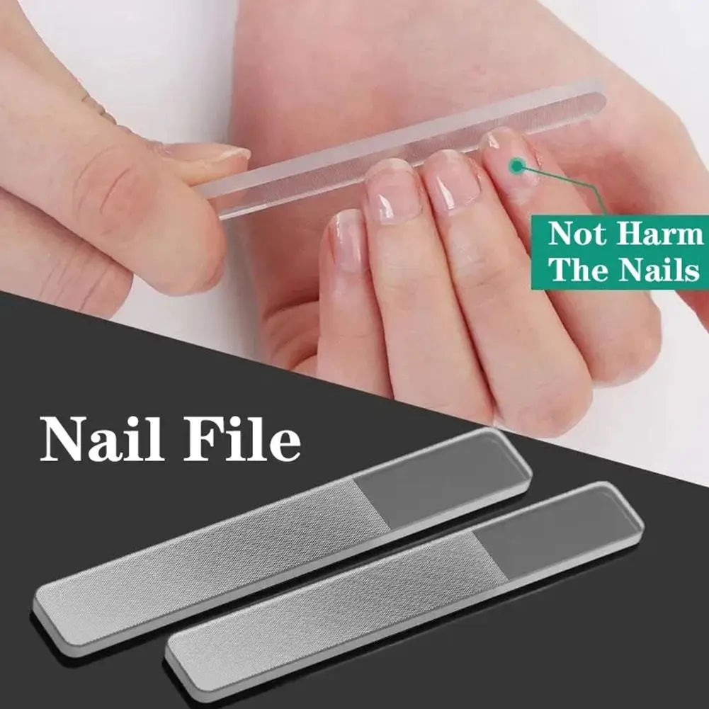 Nano Glass Nail File – Buffing, Sanding & Polishing (1/2/3 Pcs)