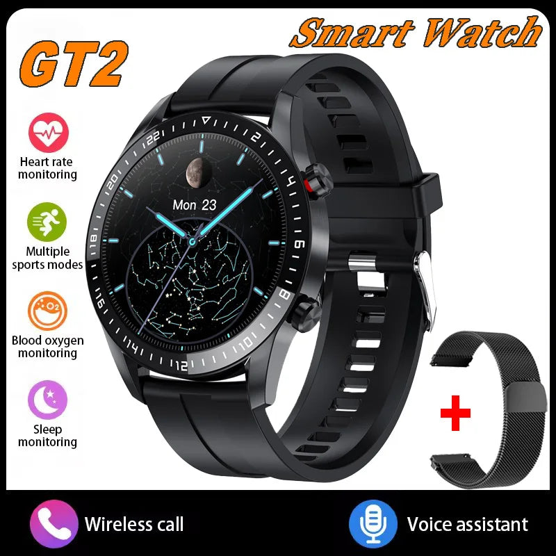 Men Women Bluetooth Call Smart Watch Heart Rate Blood Oxygen Sleep
