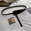 Fashion Slim Elastic Pu Waist Belt Women Vintage Elegant Simple