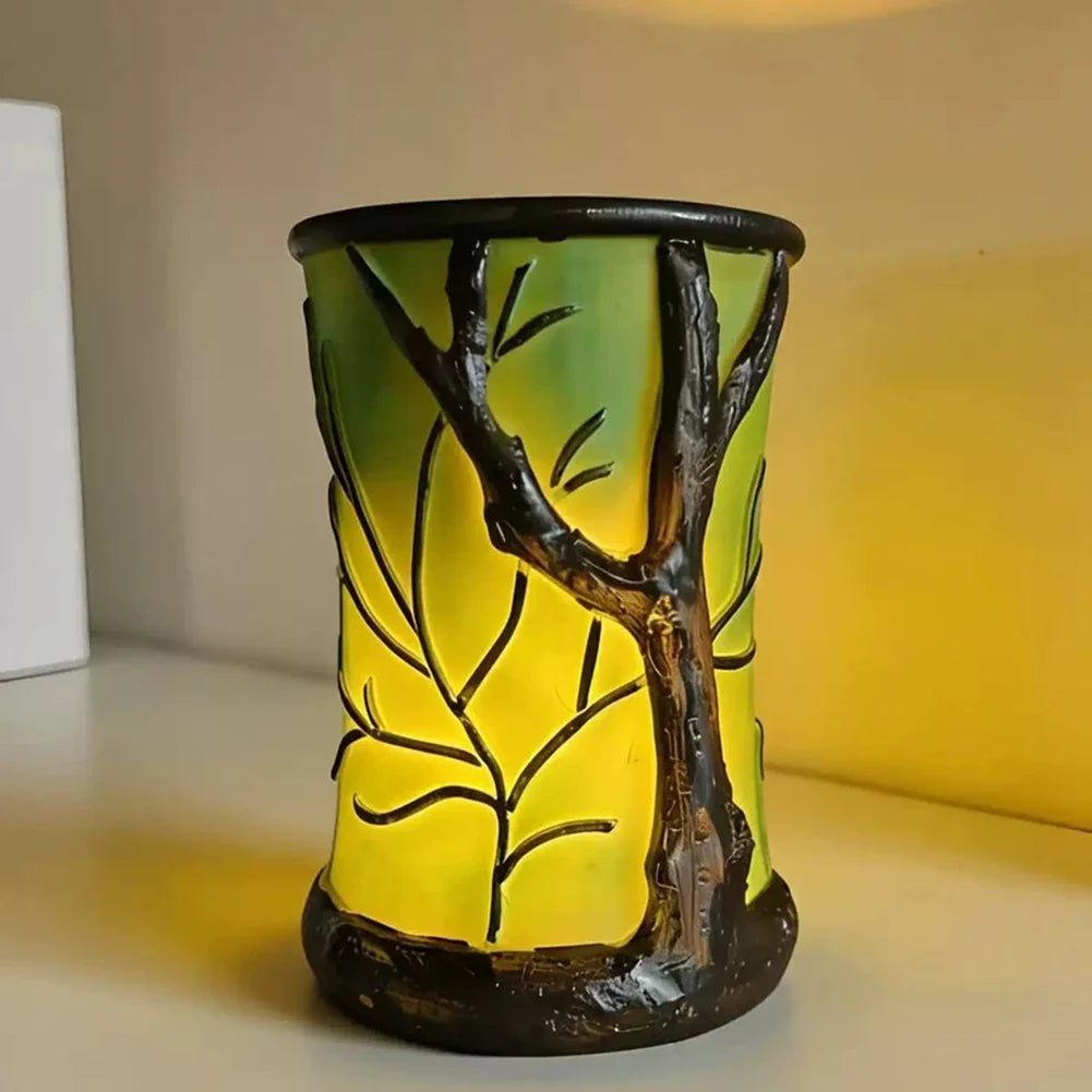 Leaf Shaped Forest Desk Lamp | Nature Ambient Table Light