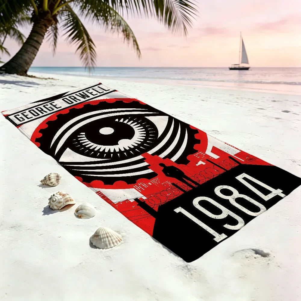 1984 George Orwell Quick-Dry Beach Towel | Travel & Pool Towel