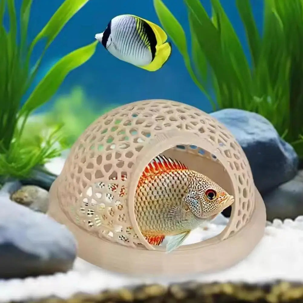 Floating Betta Fish Hideout Cave – Aquarium Rest & Shelter
