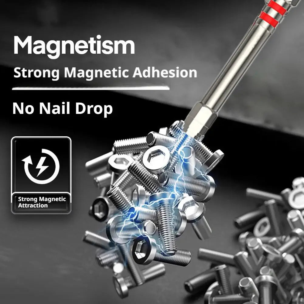 6-Piece Magnetic Pagoda Hex Screwdriver Bits Set – 65 & 100mm