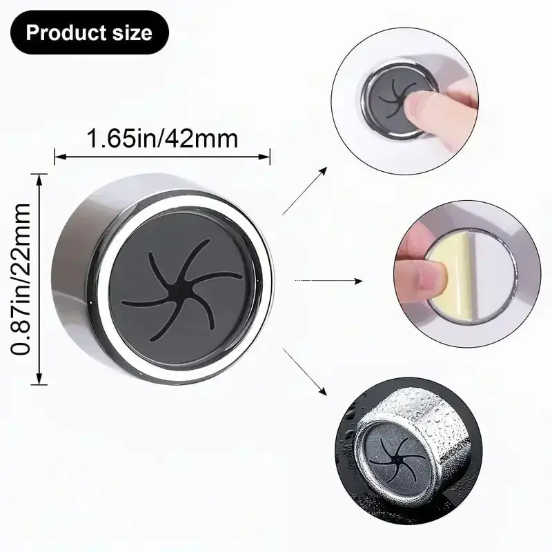 3-Pack No-Drill Adhesive Dishcloth & Towel Wall Clips | Kitchen