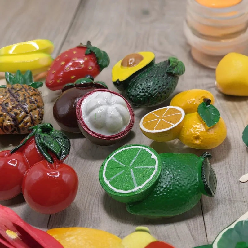 Creative Fridge Magnet Decor 3D Cute Cartoon Fruit Message Board