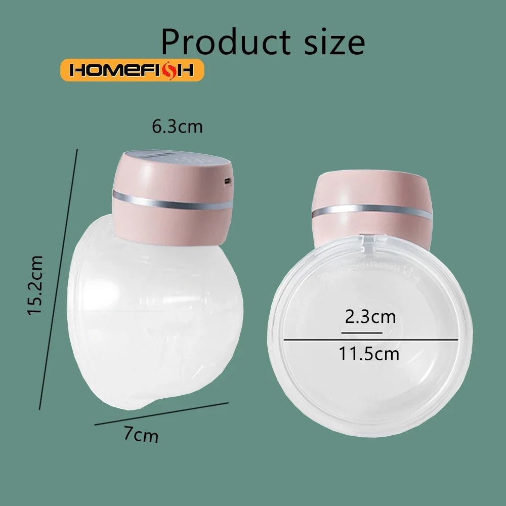 Wearable Electric Breast Pump Painless Double-sided Fully Automatic