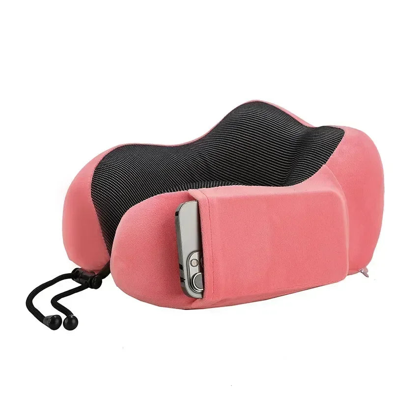 U Shaped Memory Foam Travel Neck Pillow Ergonomic Soft Cervical