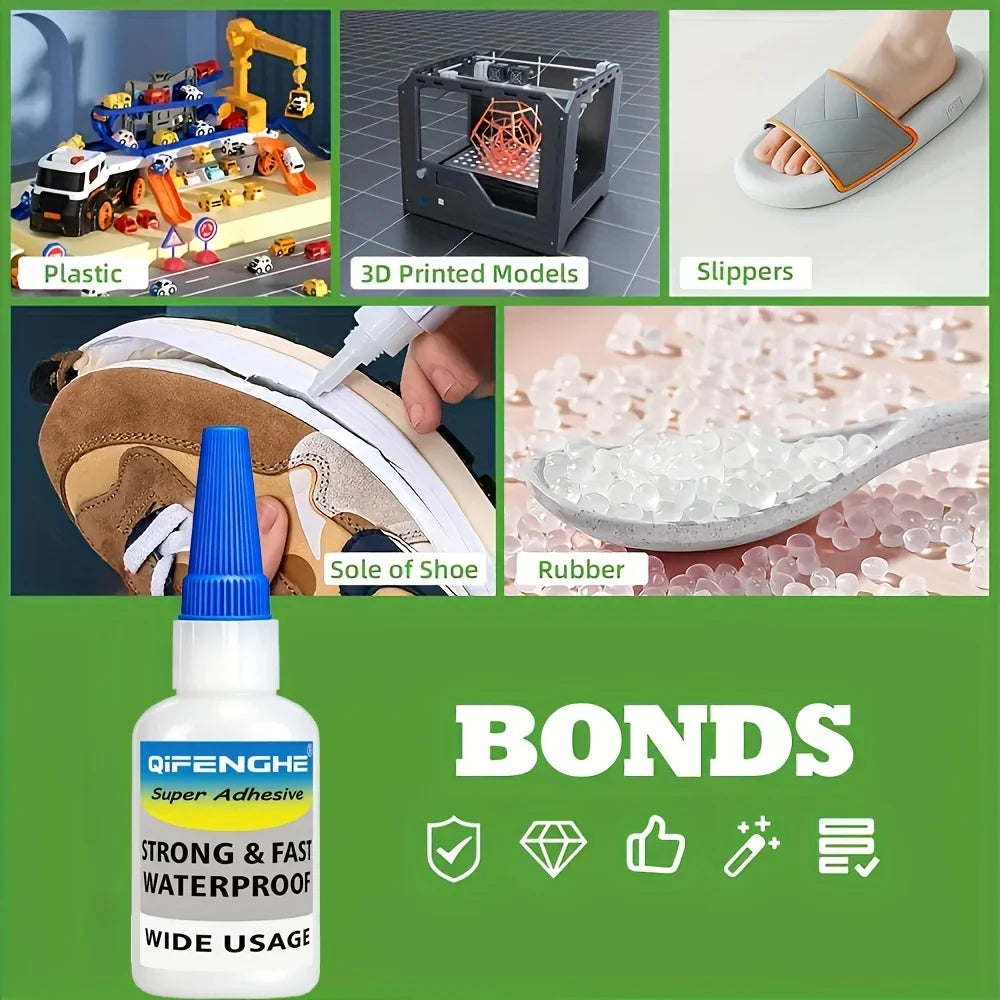 Super Strong Instant Glue – Fast-Drying Clear Waterproof Adhesive