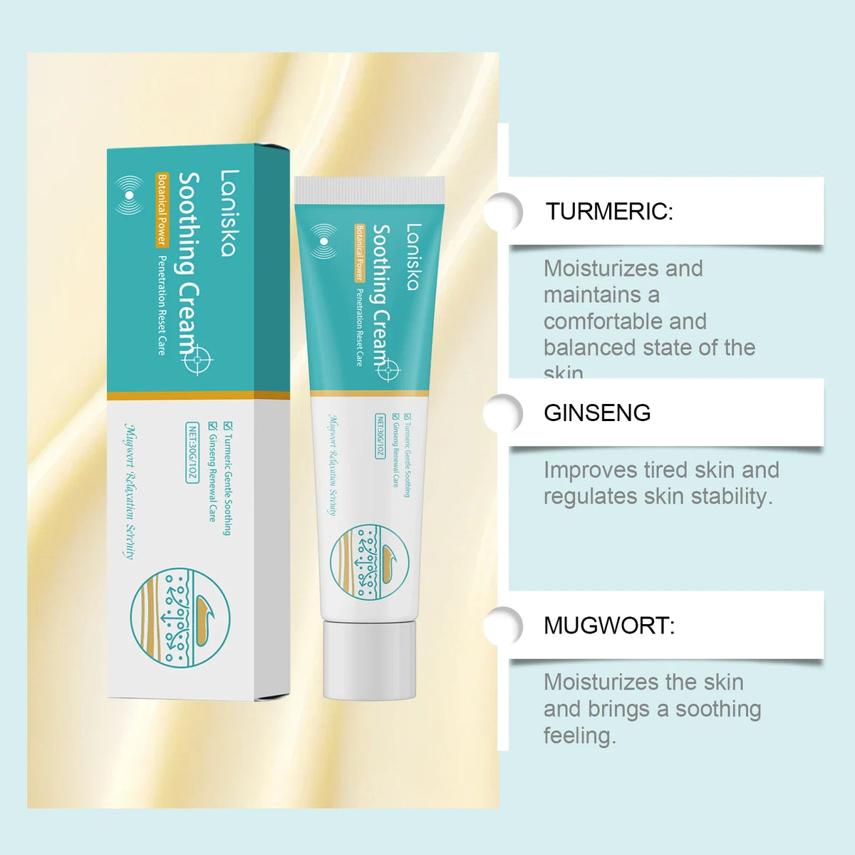 Laniska Neck & Shoulder Massage Cream | Natural Plant Extracts