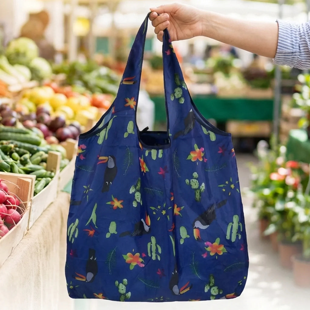 Large Foldable Tote Bag – 190T Polyester, Waterproof, Reusable