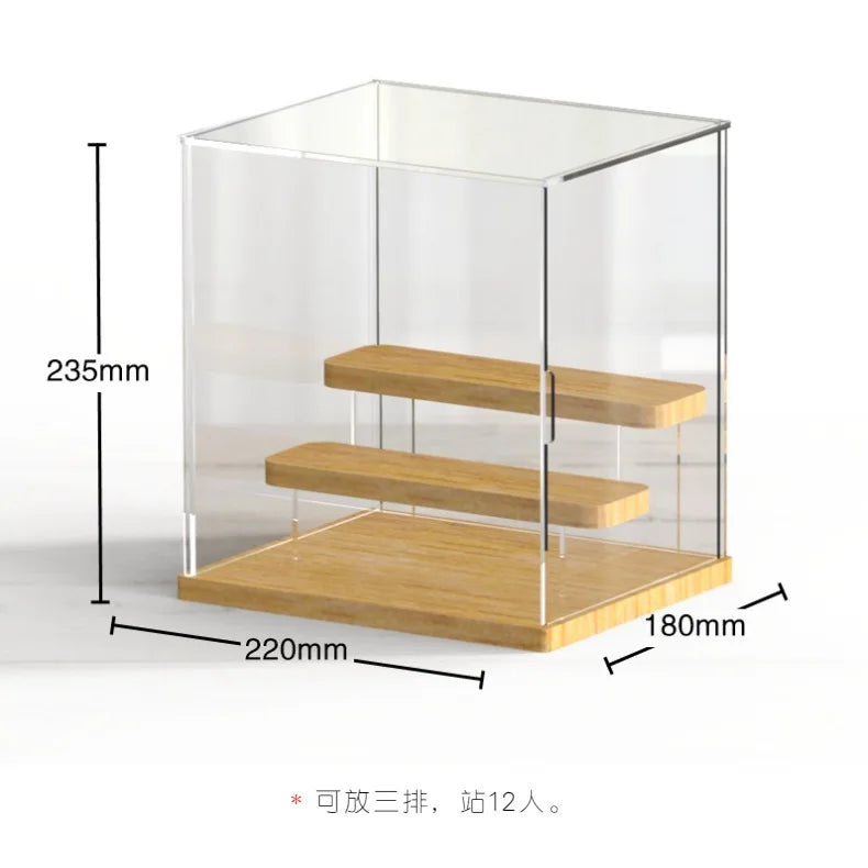 Acrylic Dust Cover Display Rack – Anime Figure & Jewelry Organizer