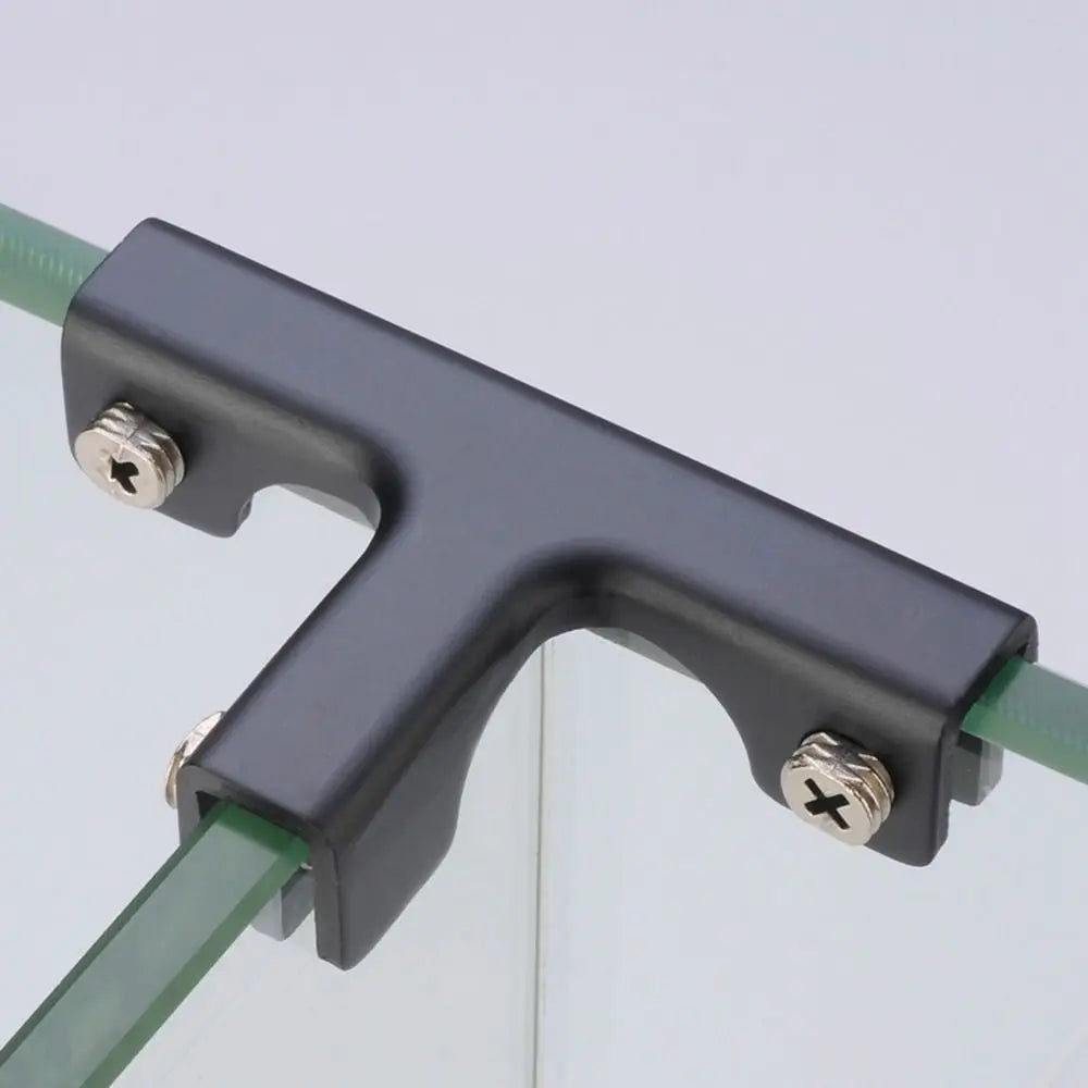 Aluminum Alloy Glass Corner Clips – L, T & Cross Angle Bracket