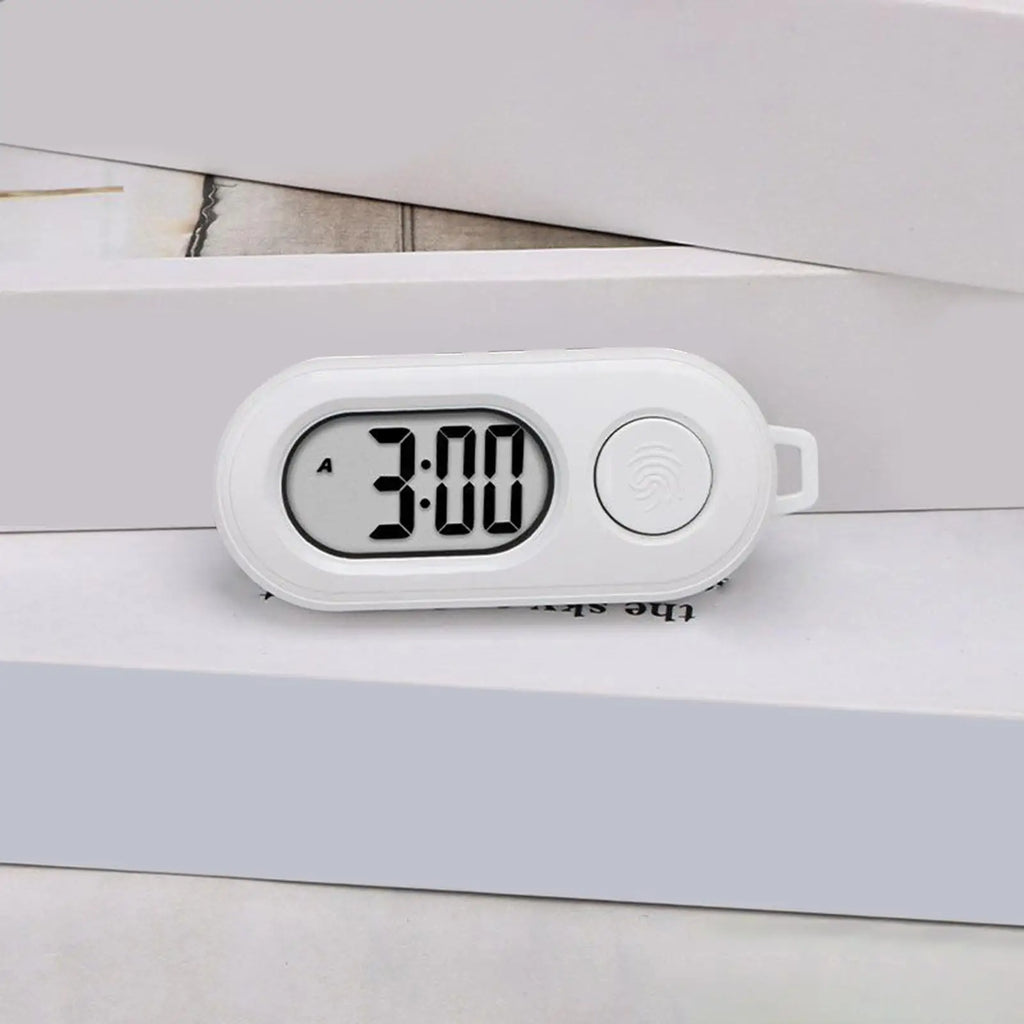 Portable Keychain Clock with Backlight | Mini Travel Timer