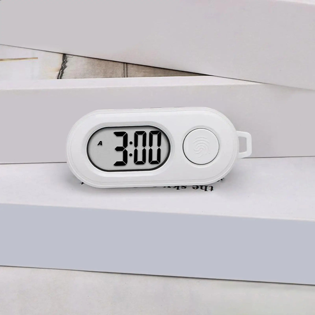 Portable Keychain Clock with Backlight | Mini Travel Timer