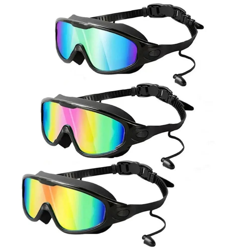 UV Anti-Fog Large Frame Swim Goggles – Coated Lens Adult