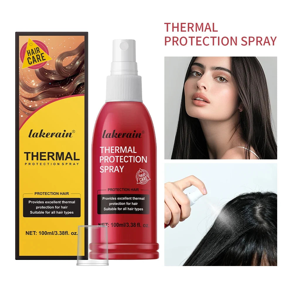Lakerain Heat Protectant Spray | Thermal & UV Shield 100ml