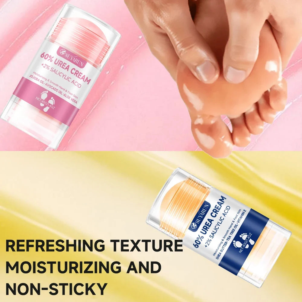 60% Urea Foot Cream Stick – Cracked Heel Repair & Deep Hydration, 40g