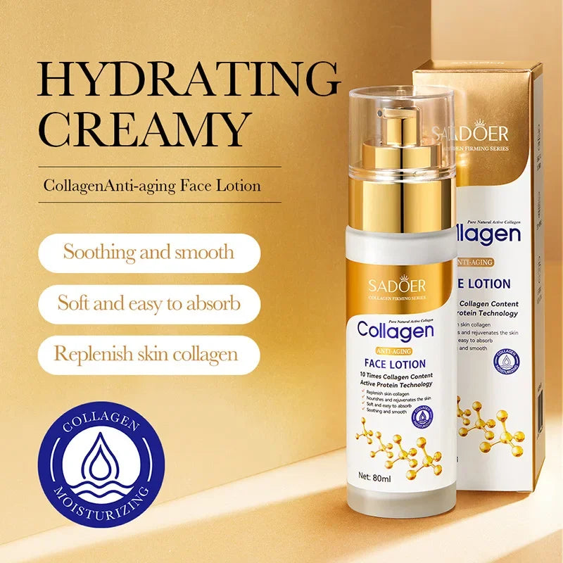 SADOER Collagen Facial Serum – Hydrating & Oil Control 80ml