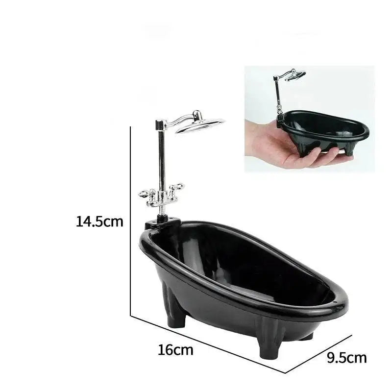 Mini Reptile Bathtub with Faucet | Gecko & Bearded Dragon Bowl