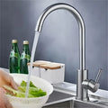 360° Rotatable Stainless Steel Kitchen Faucet | Brushed Finish