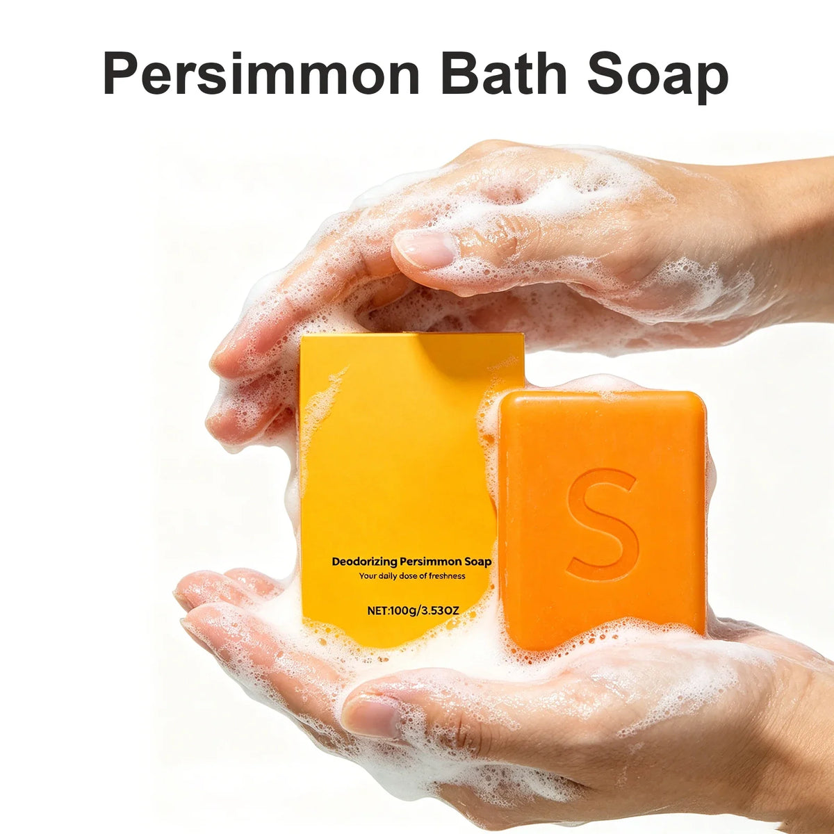 Persimmon Bath Soap – Moisturizing Deep Cleansing Body Bar