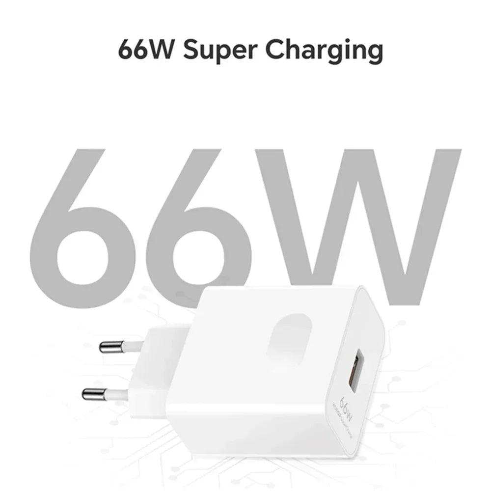 66W Super Fast Charger & 6A USB-C Cable for Huawei Honor