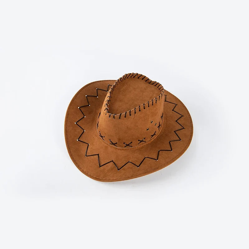 Western Cowboy Hat – Unisex Denim Jazz Cap for Men & Women