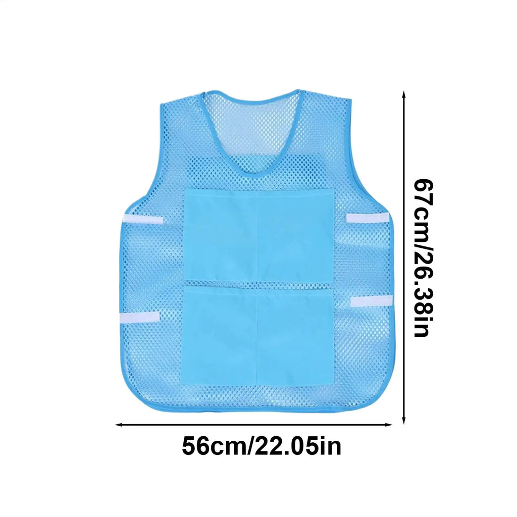 Ice Cooling Vest with 8 Ice Packs – Outdoor Work & Sports