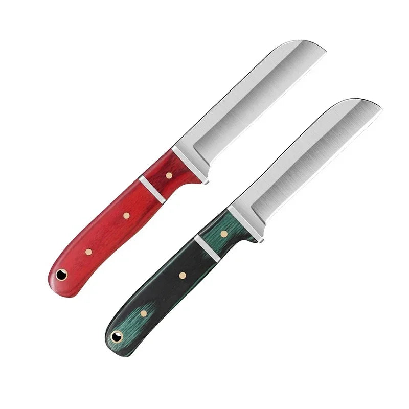 PLYS Stainless Steel Peeler Knife with Wood Handle | 16cm