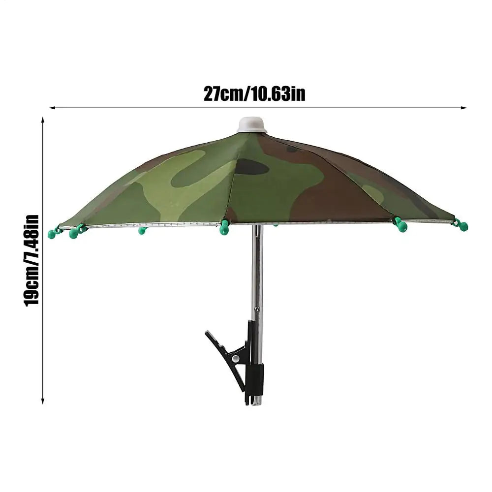 Mini Clip-On Phone Umbrella Sunshade | Outdoor Screen Shade