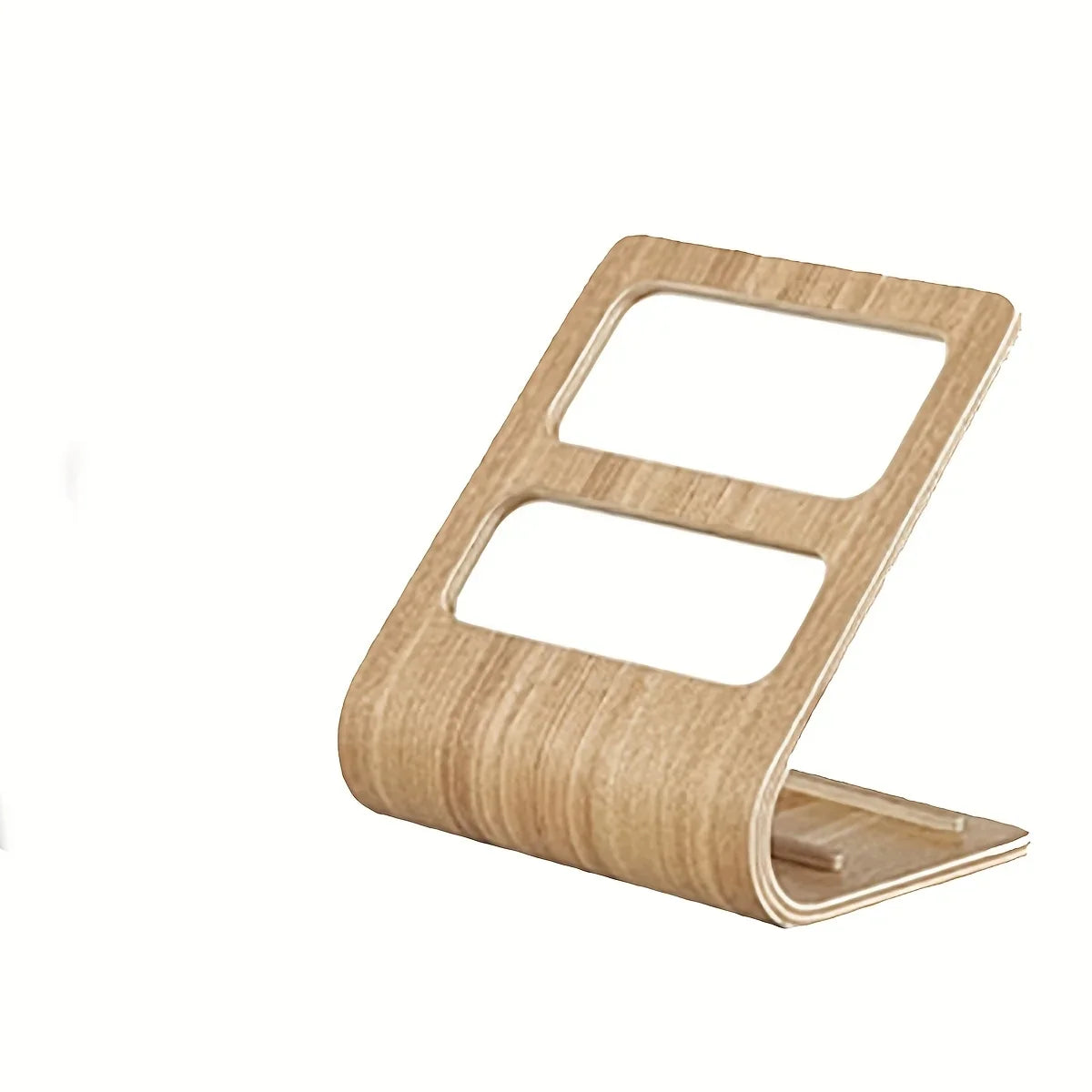 Home Remote Holder Wooden Control No Assembly Caddy 2-Slot Media