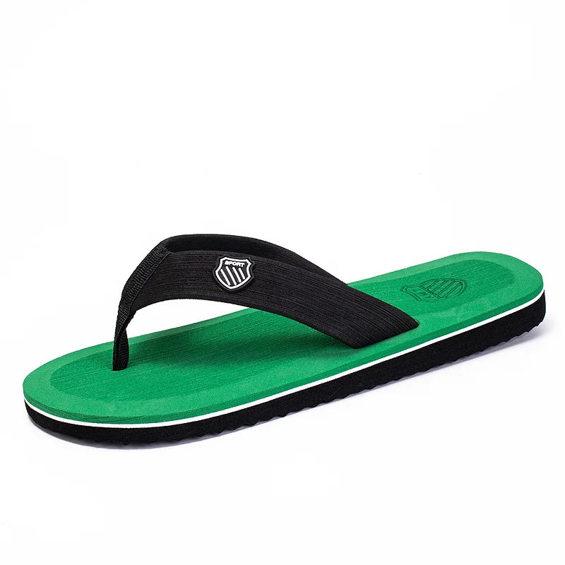Men's Anti-Slip Flip Flops Beach Sandals & Indoor Slippers