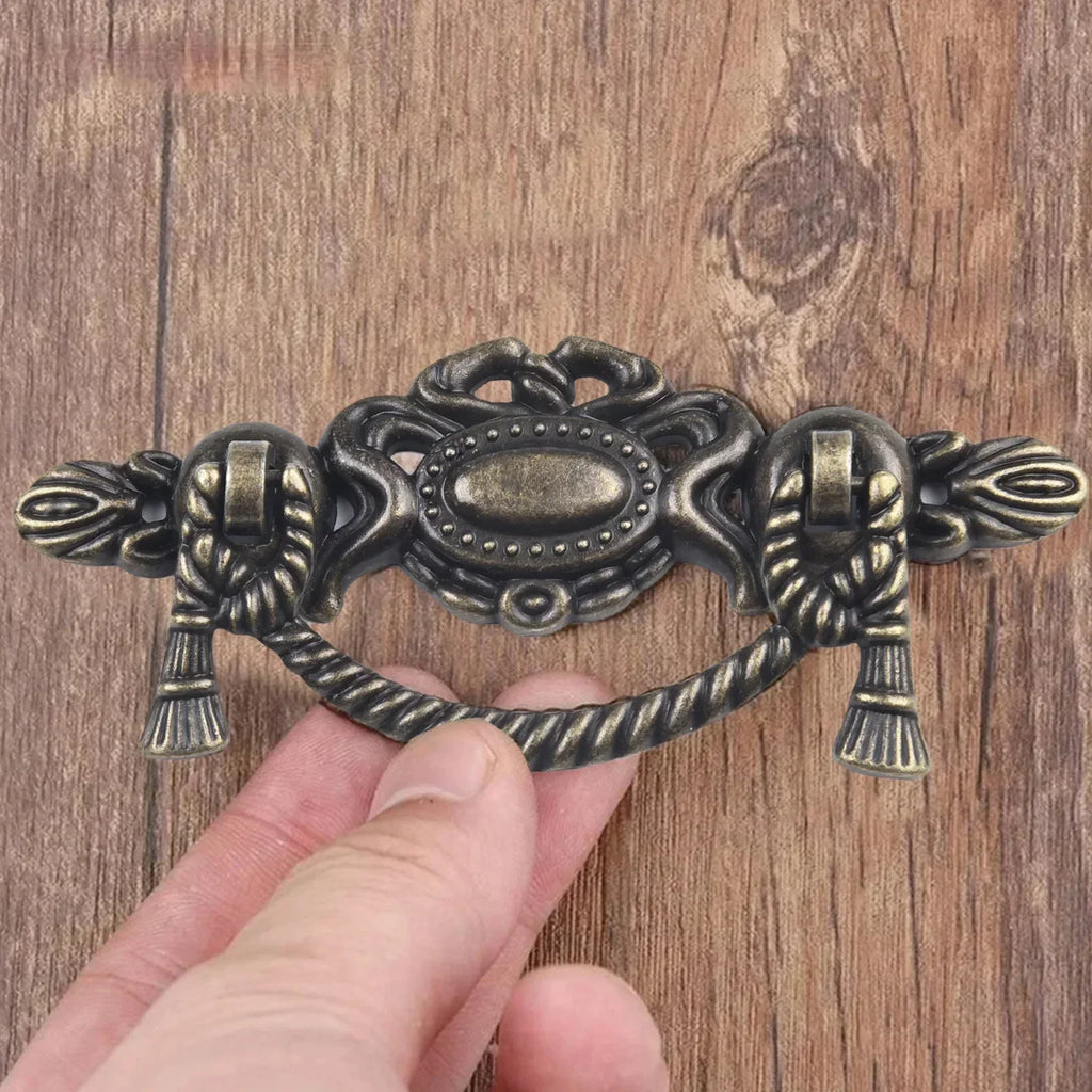 Antique Bronze Zinc Alloy Cabinet Door Handles – 2 Pack
