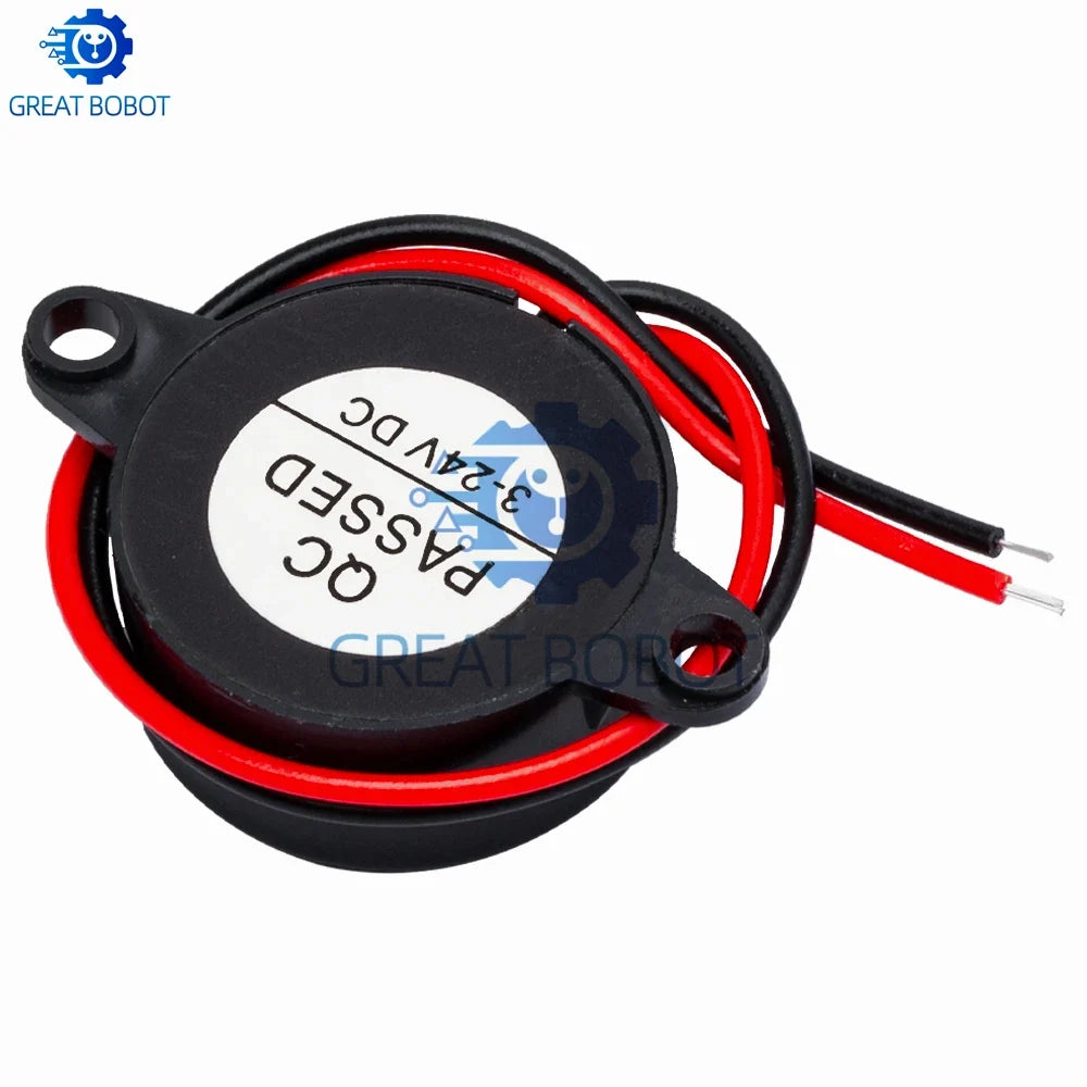 SFM-20B Active Piezo Buzzer DC 3–24V Alarm Speaker for Arduino