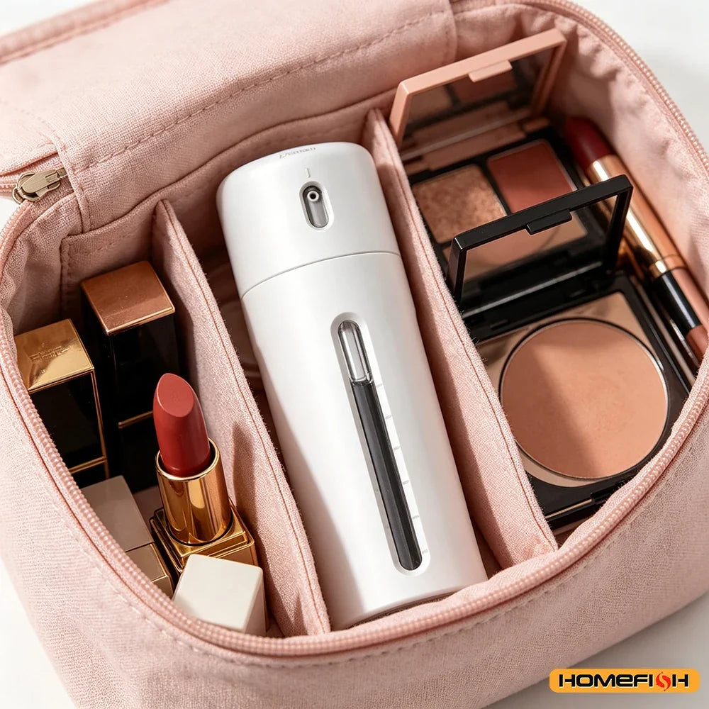 Travel Toiletry Organizer 4-Chamber All-in-one Squeeze Bottle Shampoo